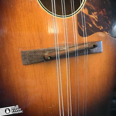 Kalamazoo KM-11 Flat Top Mandolin Sunburst Vintage 1930s w/ Case image 5