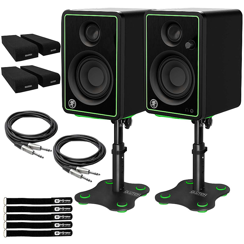 Mackie CR3XBT 3" Active Powered Studio Monitors w Bluetooth Reverb