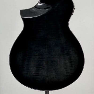 Ibanez AEWC400 Acoustic-Electric Guitar Transparent Black Sunburst Ser# 5B06PW210902316 image 6