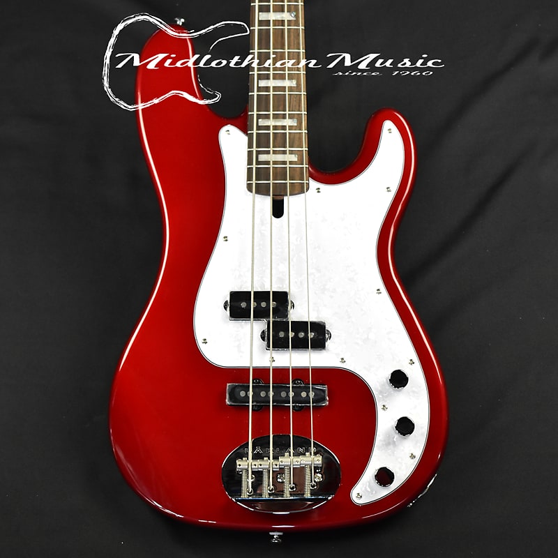 Lakland 44-64 Skyline Custom PJ - 4-String Bass - Candy Apple Red 