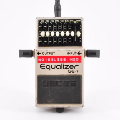 Boss GE-7 Modified Noiseless Equalizer PSA.OK Made In Taiwan 1992 Effects Pedal Used From Japan #ZD60795 image 8