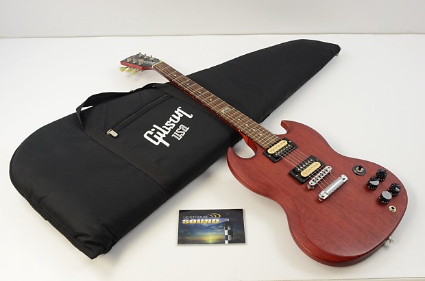 2014 Gibson SGJ Electric Guitar - Satin Cherry w/Gig Bag - 120th Ann.