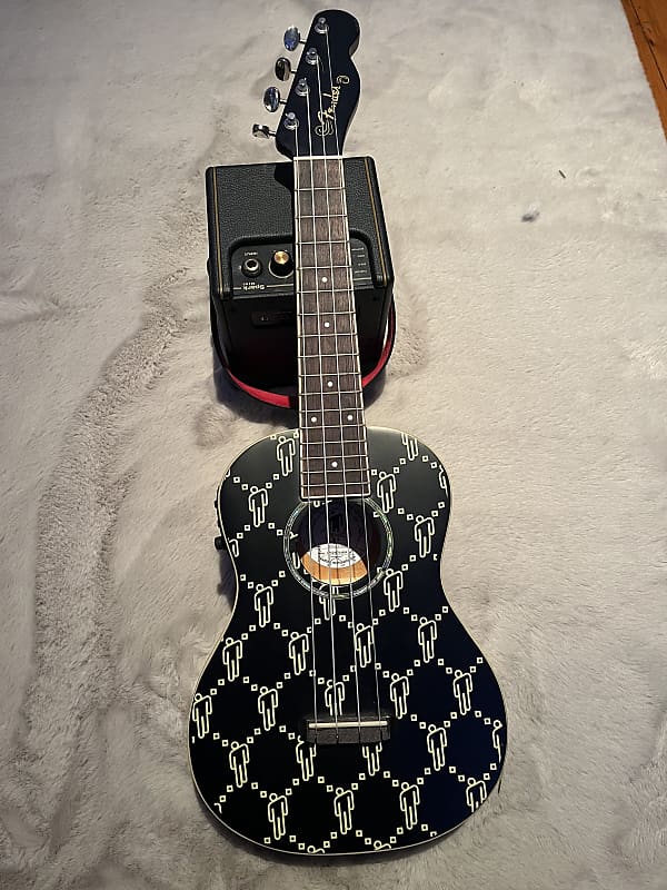 Fender Billie Eilish Signature Concert Ukulele 2022 - Black | Reverb