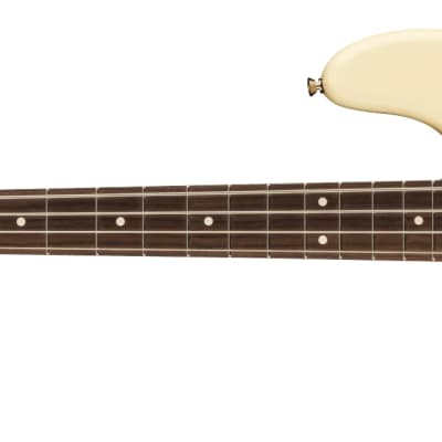 Fender  American Professional II Precision Bass® Left-Hand, Rosewood Fingerboard, Olympic White - US210017098 image 1