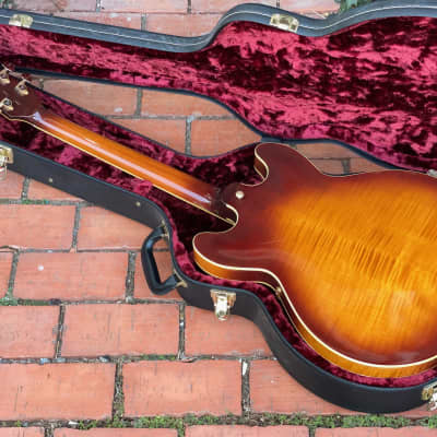 Yamaha SA2200-OVS Semi-Hollow Electric Guitar 2010s - Old Violin Sunburst image 5