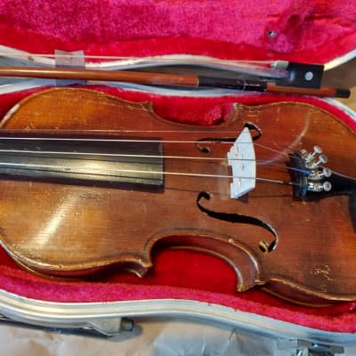 Germany Stradivarius Model 7 size 3/4 violin, with case/bow image 5