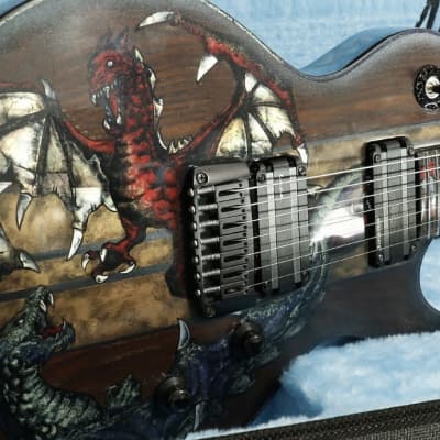 Moya Dragons 7 String custom boutique handmade guitar  2018 image 1