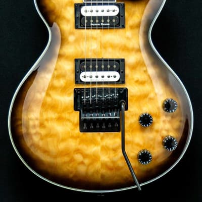 Dean Guitars Thoroughbred - Select - Quilt Maple - Floyd Rose - Natural Black Burst #2 2023 - Gloss image 2
