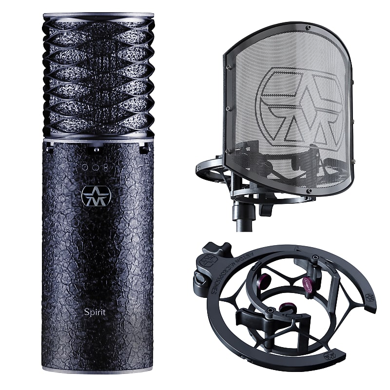 Aston Microphones Spirit Black Bundle - 1x opened box | Reverb Romania