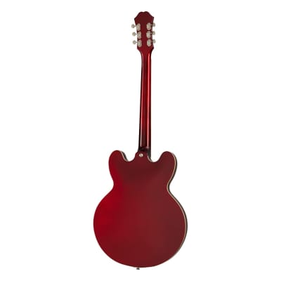 Epiphone Riviera Semihollow Electric Guitar, Sparkling Burgundy image 4