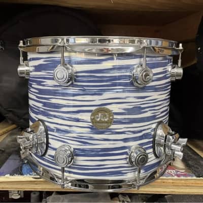 DW Collector’s 14x11 Floor Tom Shell Maple Arctic Oyster Classic Finishply Wrap, Drum Workshop image 11