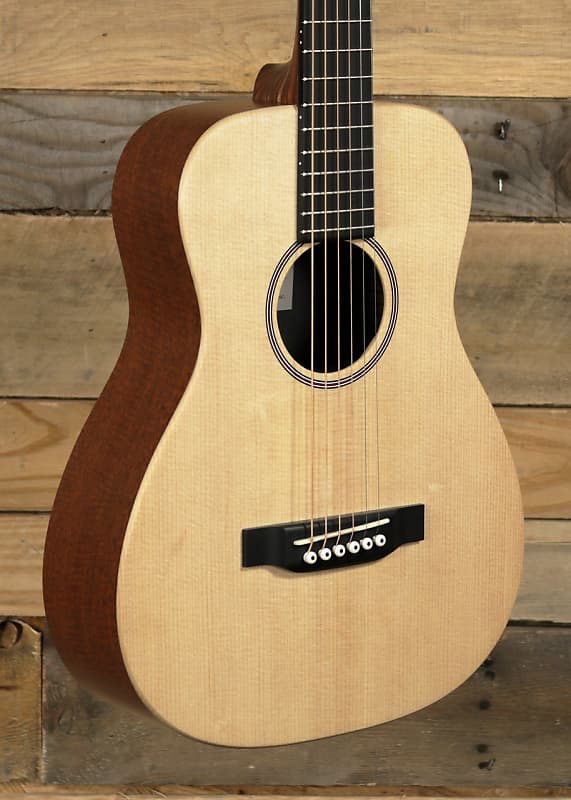 Martin LX1 Little Martin Acoustic/Electric Guitar Natural w/ Gigbag image 1
