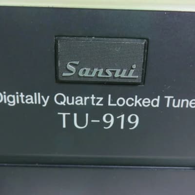 SANSUI TU-919 STEREO TUNER WORKS PERFECT SERVICED ALIGNMENT FULL RECAP +LED image 10