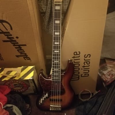 Sire Left-Handed Sire V7 1st Gen 5 String 2016 - Tobacco Sunburst image 1