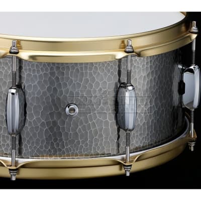 Tama Star Reserve Hand Hammered Aluminum 14x6.5 Snare Drum image 3
