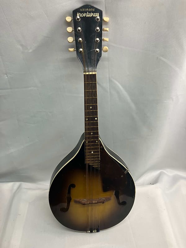 Harmony Monterey Mahogany 1960s 2Color Sunburst Mandolin (no Reverb