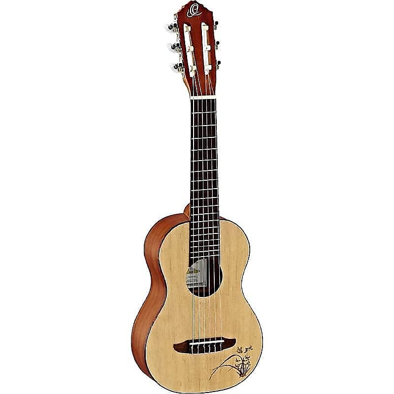 Ortega Guitars RGL5 Bonfire Series Spruce Top Acoustic Guitarlele w/ Video Link image 1