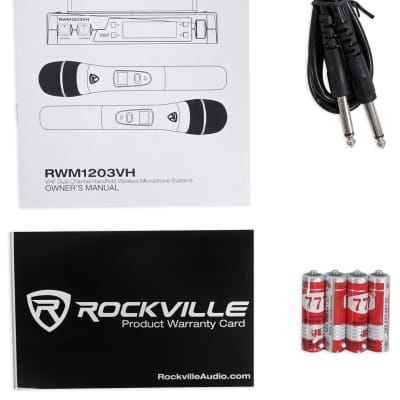 Rockville RPG8 8" Powered Active 400 Watt PA Speaker W/Dual Wireless Mics image 23