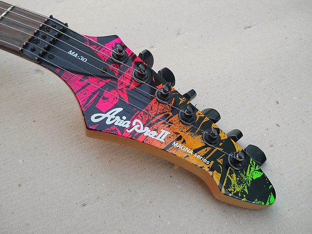 Aria Pro II MA-30 Magna Series Rare Multi Graphic '90s