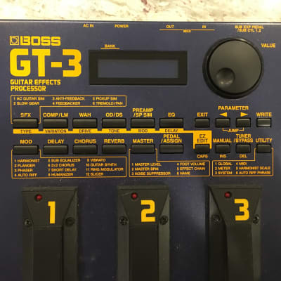 Boss Roland GT-3 Guitar Multi Effects Processor COSM Preamp Amp Emulator Pedal image 2