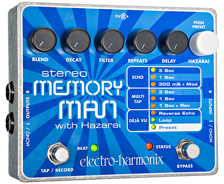 New Electro-Harmonix EHX Stereo Memory Man with Hazarai Delay Looper Pedal! image 1