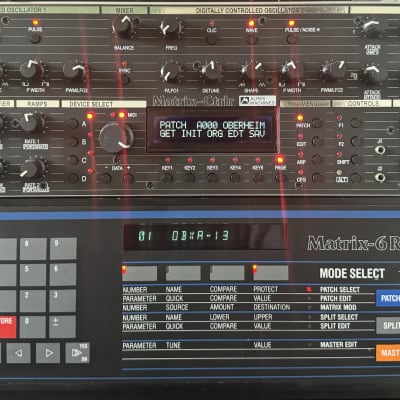 Oberheim Matrix 6R + Alpes Machines Ctrlr