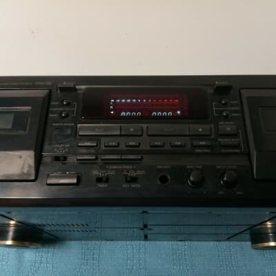 DENON DRW-585 STEREO DOUBLE fashion CASSETTE DECK in