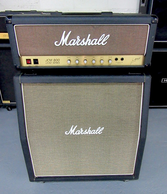 Marshall JCM 800 Lead Series Model 2203 100-Watt Master Volume Half Stack image 1