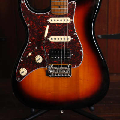 Jet Guitars JS-400-SB Sunburst Left Handed HSS Electric Guitar for sale