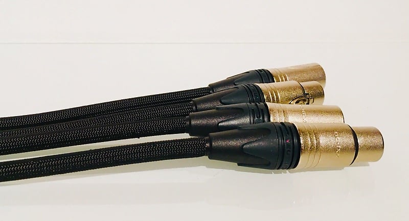 Pinetree Audio BlackGround Balanced XLR Cables 4ft.  			