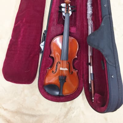 Celestini 1/2 Size (12") Student Violin Gloss Finish-Real Wood/Ebony-Shop Setup! image 1
