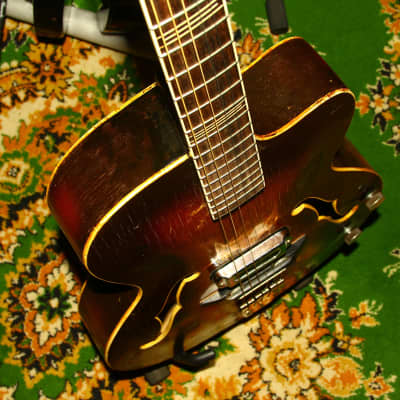 Lignatone  Hollow Body Soviet Electric Guitar jolana musima ORFEUS RARE 60's. image 6