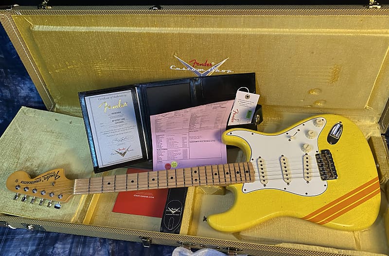 最終価格Fender カスタムショップ　ストラトキャスター　グラフィティイエロー Fender Custom Shop】イシバシオーダー入荷中!!Custom Built