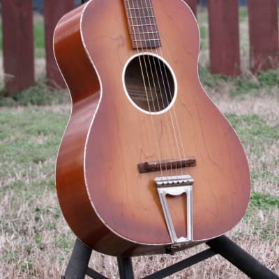 ~Near Mint~ 1955 Chris Adjustomatic Parlor Guitar w/ Original Case - Jackson Guldan Co - Harmony Kay image 6