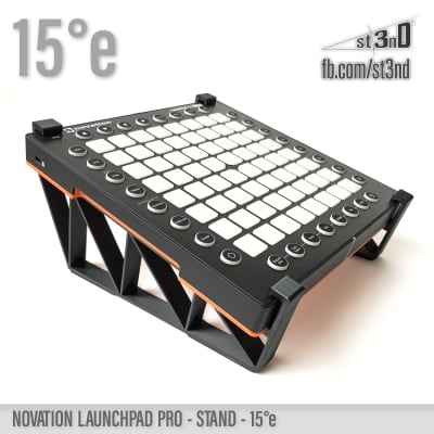 NOVATION LAUNCHPAD PRO - elevated desktop STAND with 15 degrees tilt, 3D printed