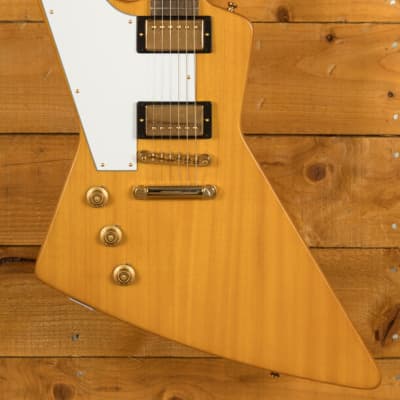 Epiphone Inspired By Gibson Custom Collection | 1958 Korina Explorer - Aged Natural - Left-Handed for sale