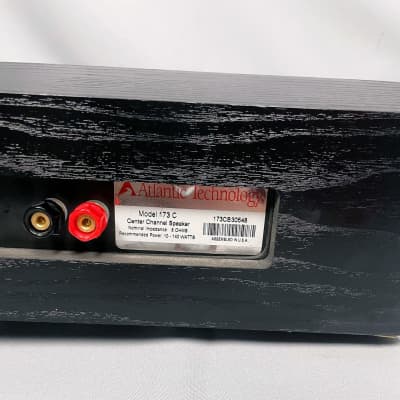 Atlantic Technology Center Channel Speaker Model 173C - Black image 3