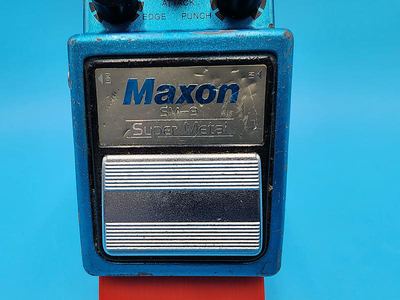 RARE Maxon SM-9 Super Metal Distortion Pedal Made in Japan Guitar Bass  Effect 84