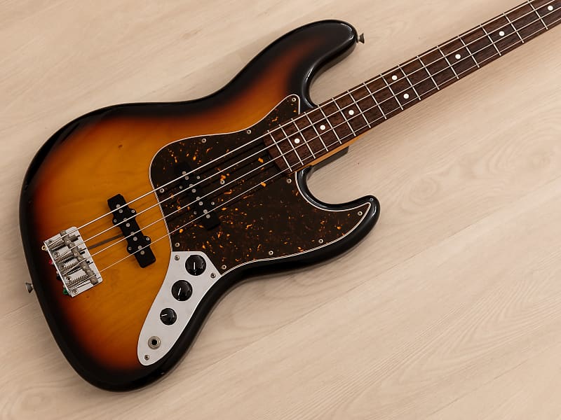 2014 Fender Jazz Bass '62 Vintage Reissue JB62/VSP, Sunburst Nitro Lacquer w/ USA Pickups, Japan MIJ image 1