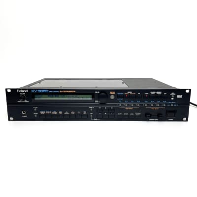 Roland XV-3080 w/New internal battery 128-Voice Rackmount Synthesizer Module 2000 - 2002 - Black