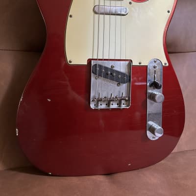 Fender Custom Shop 63 Telecaster Time Machine Light Relic 2002 - Aged Candy Apple Red for sale