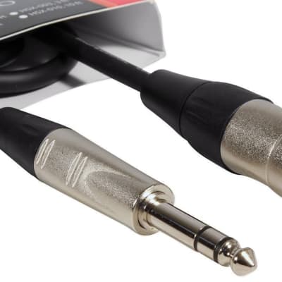 Hosa HSX-005 5 Foot Rean 1/4" TRS-XLR-3 Male Balanced Inter-Connect Cable image 1