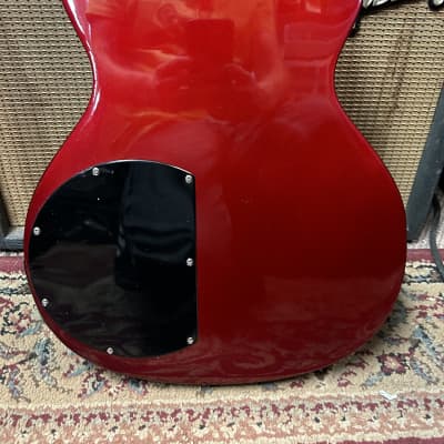 Mosrite Brass Rail electric guitar - Metallic Red image 4