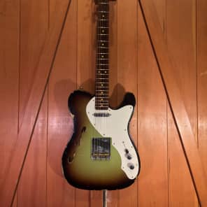 Fender Custom Shop 50's Thinline Tele Relic w/ All Rosewood Neck DSN Sonic Burst image 2