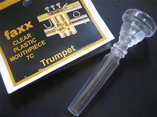 Faxx Clear Plastic Trumpet Mouthpiece 7C image 1