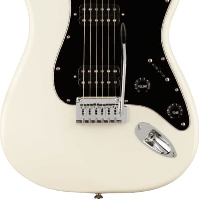 Squier Affinity Stratocaster HH, Laurel Fingerboard, Black Pickguard, Olympic White for sale