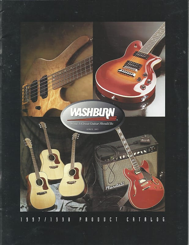 Washburn Catalog 1997/1998 Reverb