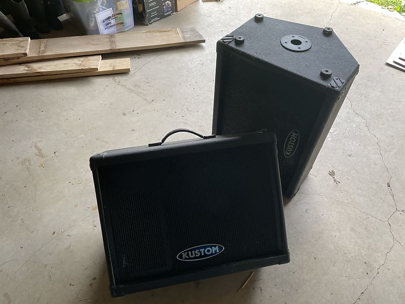 Kustom KPC15M 15" Passive Monitor Speaker (Pair) Reverb