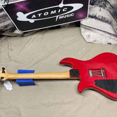 B.C. Rich NJ Series Eagle Guitar - electronics modified - Red image 15
