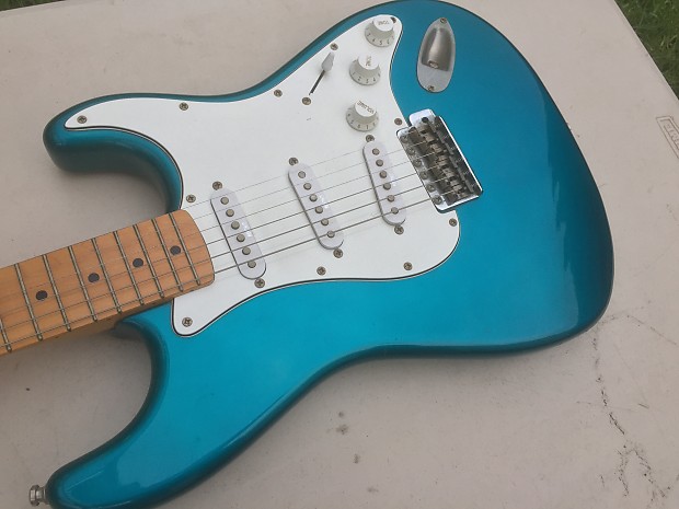 【希少激レア】Fender Squier Gradation青緑色 日本製